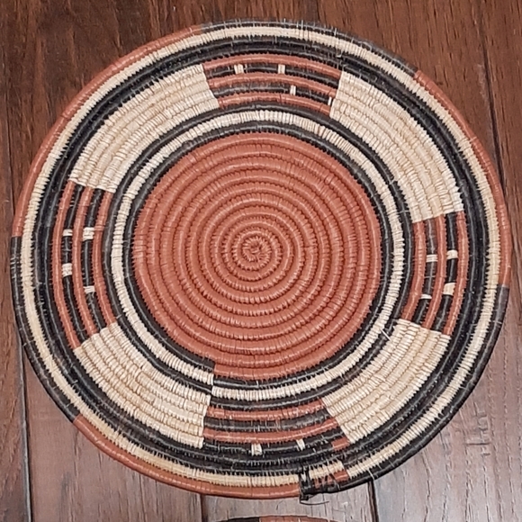 Lot of 5 Vintage Hand Woven Wall Hanging Boho Tribal Decorative African Ghana - Picture 3 of 7